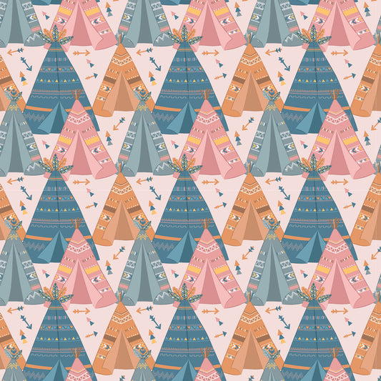 Boho Baby Teepees 8m Fabric Bolt | Devonstone