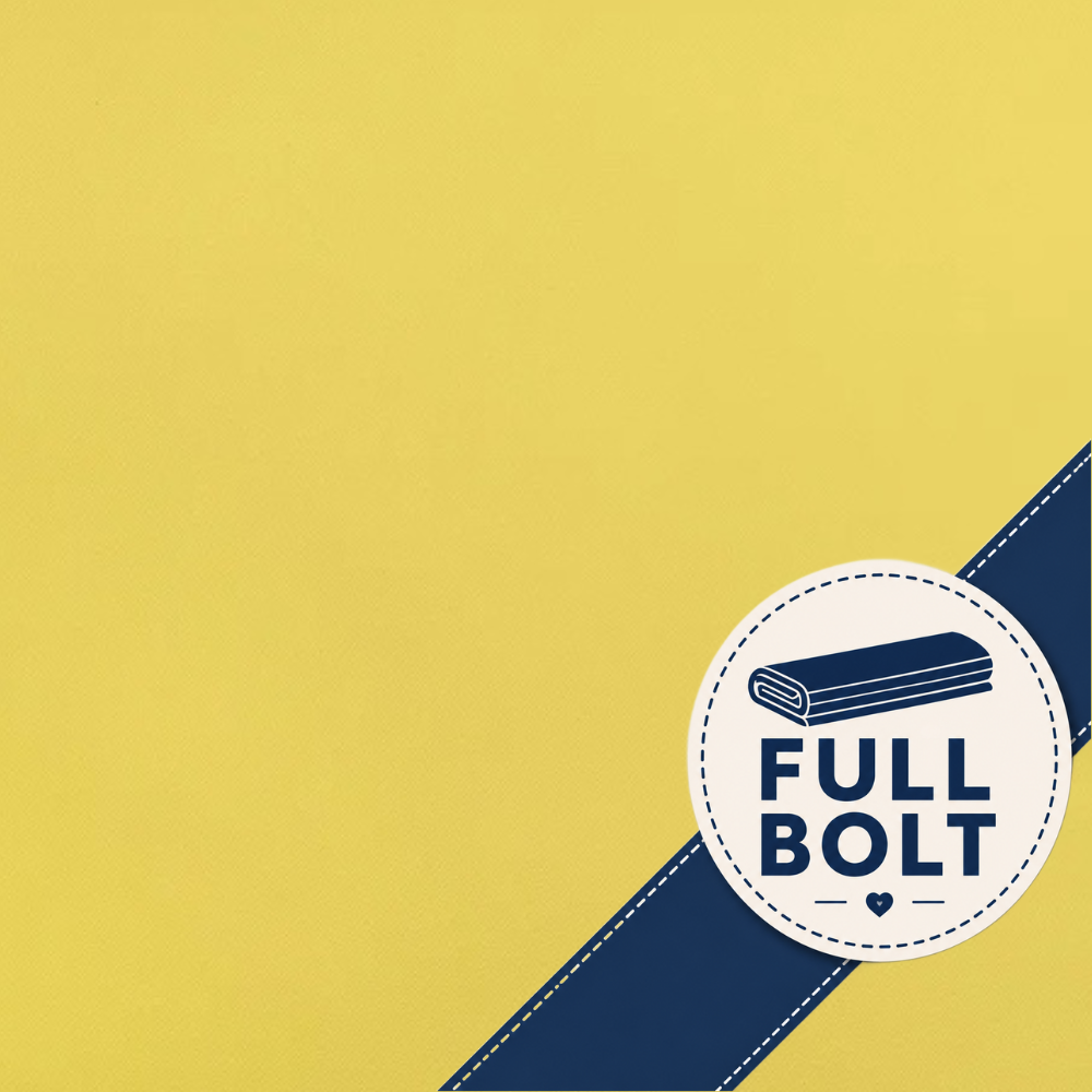 Devonstone Fashion Solids Yellow 10m Fabric Bolt DVF1014