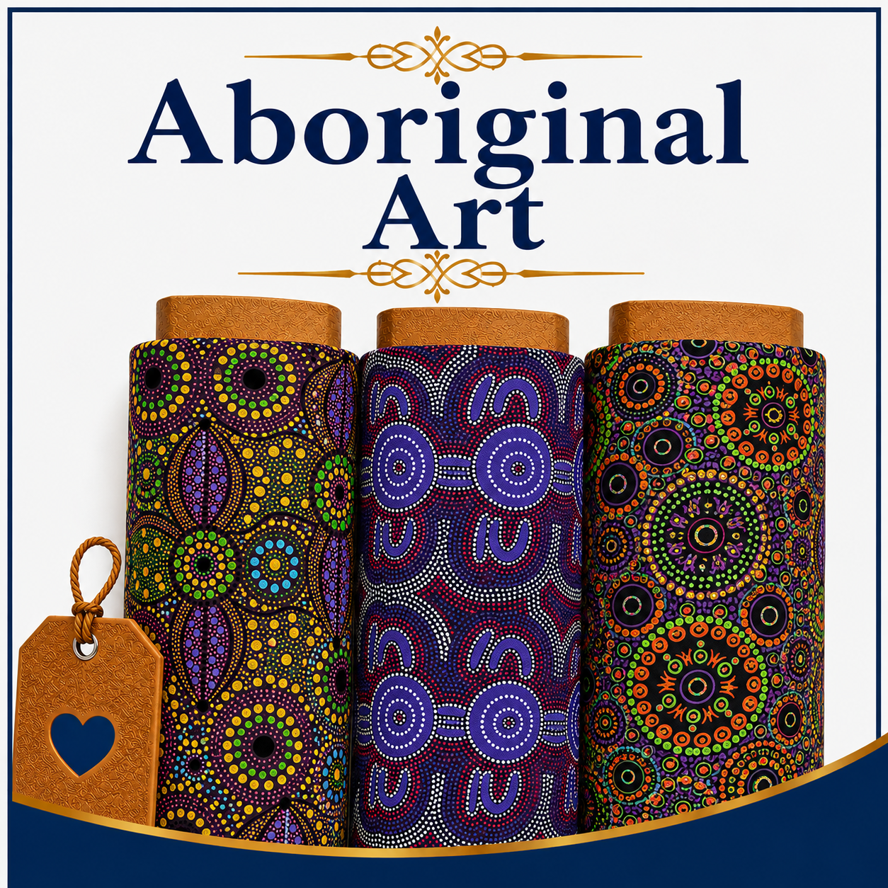 Aboriginal Art Fabric Bolts