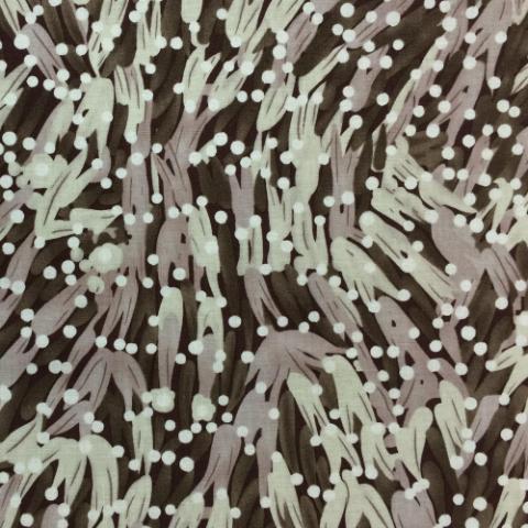 Textured fabric pattern with brown and beige tones