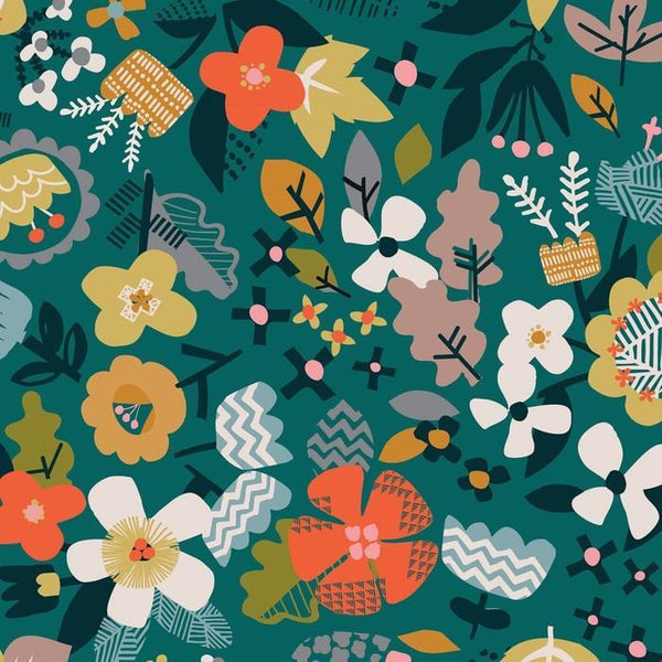 Hibernate – Meadow Floral 5m Fabric Bolt | Dashwood Studio