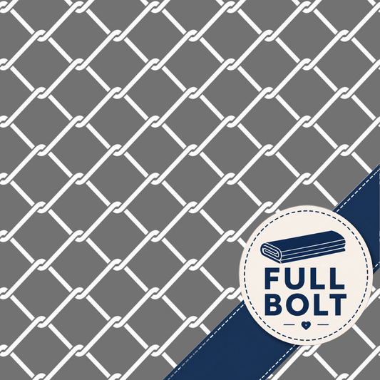 Devonstone Fenced In Chain Chicken Wire Grey 8m Fabric Bolt