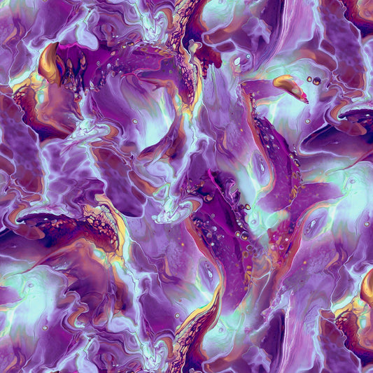 Fluidity II Digital Flowing Water 9m Fabric Bolt | P&B Textiles