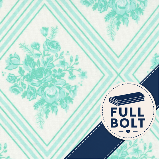 Merry Little Christmas Diagonal Floral 7m Fabric Bolt| Modalt